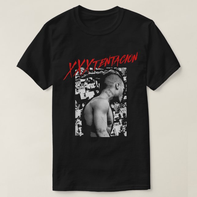 Camiseta XXXTentacion Collage Black (Diseño del anverso)