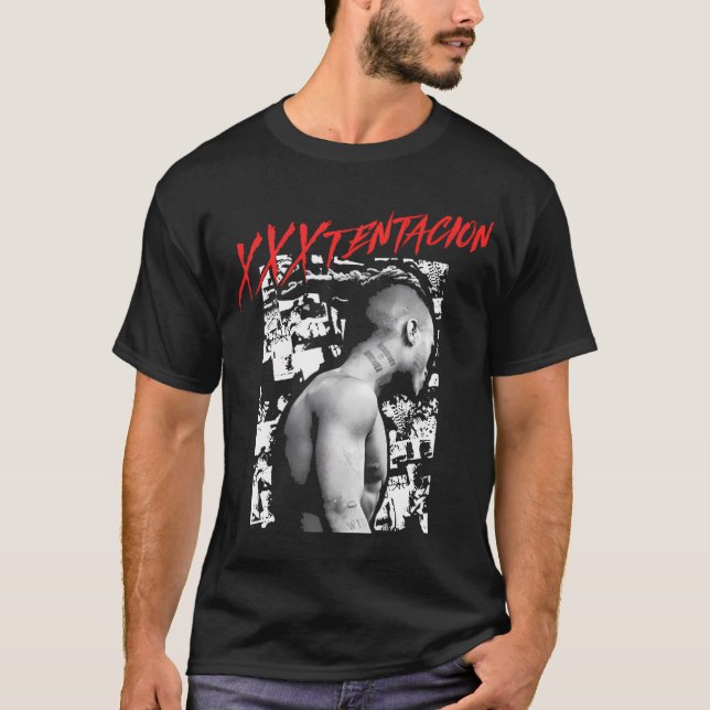 Camiseta Xxxtentacion Collage Black (Anverso)