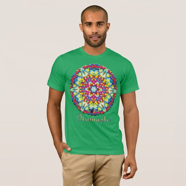 Camiseta Xycon Namaste Kaleidoscope (Anverso completo)