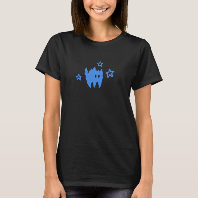 Camiseta Y2K 90s Scary Tomcat Kitten Cat is Scared under St (Anverso)