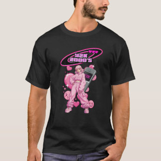 Camiseta Y2K Anime Dream: Nostalgia Tee edición rosa de los