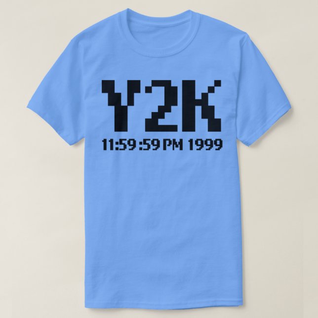Camiseta Y2K Celebran sobrevivir a la catástrofe del año 20 (Diseño del anverso)
