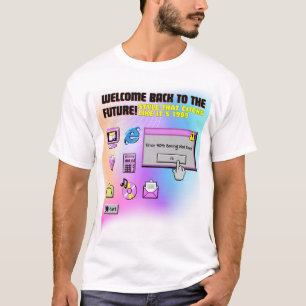Camiseta Y2K Haga Clic Aquí Tee Estético De Escritorio Retr