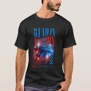 Camiseta Y2K Stay in Motion - Audaz estética del graffiti u