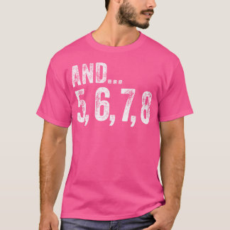 Camiseta Y 5 6 7 8 Lecciones De Baile De Maestros De Baile