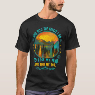 Camiseta Y al bosque voy de excursión Camping de verano