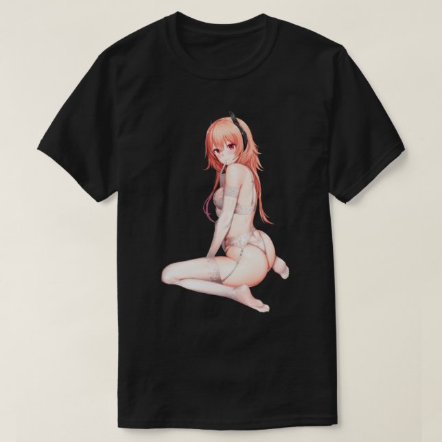 Camiseta y anime girl  (Diseño del anverso)