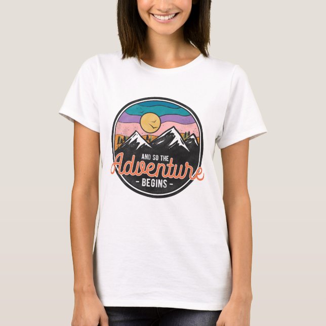 Camiseta Y Así Comienza La Aventura (Anverso)