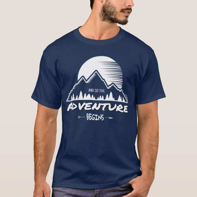 Camiseta Y Así Comienza La Aventura (Anverso)