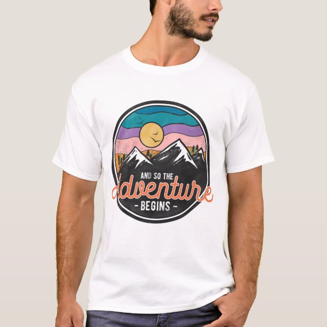 Camiseta Y Así Comienza La Aventura (Anverso)