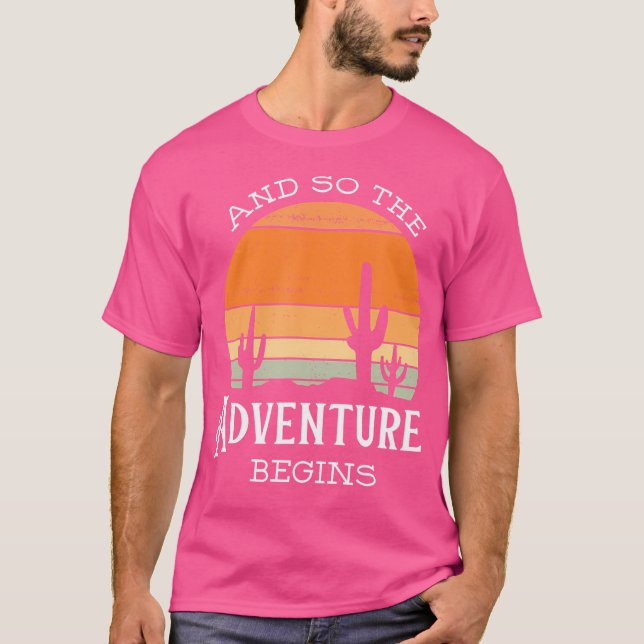 Camiseta Y Así La Aventura Comienza A La Bachelorette Sende (Anverso)
