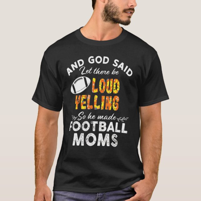 Camiseta Y Dios Dijo Que Hubieran Luces Gritando Fútbol. (Anverso)