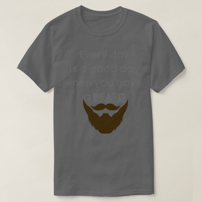 Camiseta y diseños de barbas frescas (Diseño del anverso)