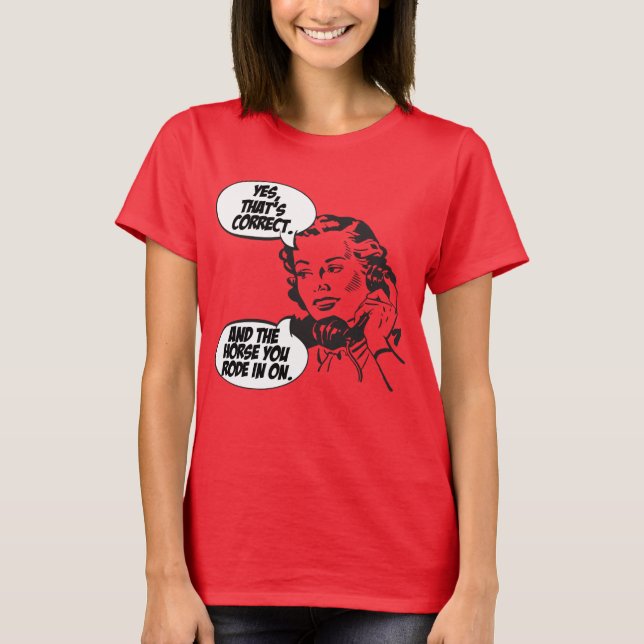 Camiseta Y El Caballo En El Que Entraste (Anverso)