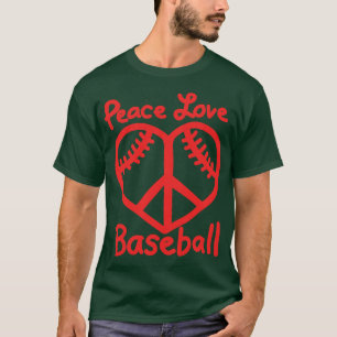 Camiseta y el jugador de béisbol Cute Baseball Lover Origin