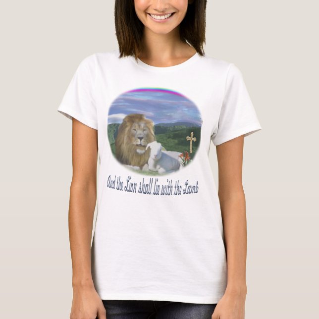 Camiseta Y el León estará con el Cordero (Anverso)
