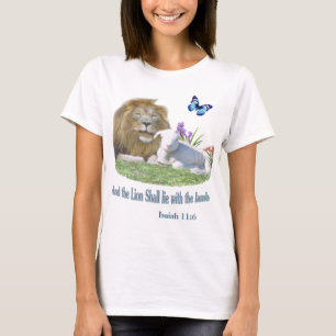 Camiseta Y el León estará con el Cordero