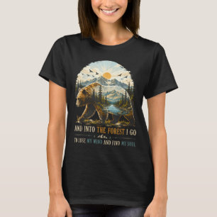 Camiseta Y en el bosque voy a perder la mente campamento os