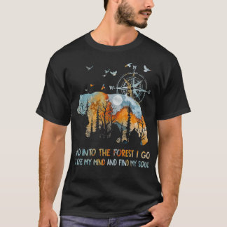 Camiseta Y En El Bosque Voy A Perder Mi Mente Camping