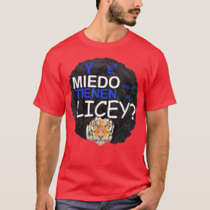 Camiseta y es Miedo grena Liceysta Tigre licey Dominican co