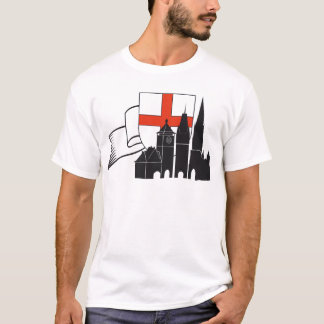 Camiseta Y Freiburg silueta con escudos de armas Amola