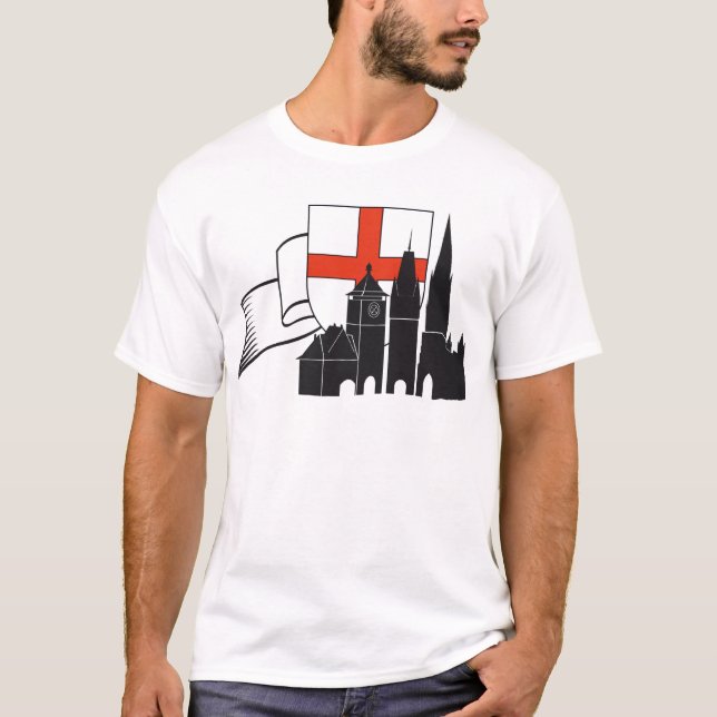 Camiseta Y Freiburg silueta con escudos de armas Amola (Anverso)