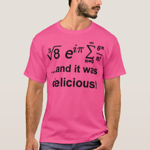 Camiseta y fue ecuaciones matemáticas deliciosas 4