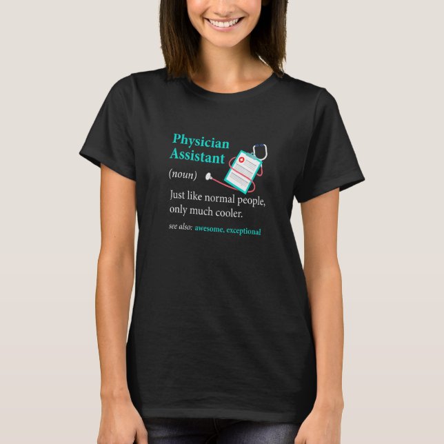 Camiseta Y Guay Physician Assistant Definition Graphic Do (Anverso)