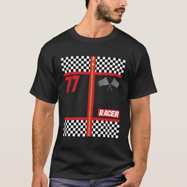 Camiseta Y Halloween Race Car Driver (Anverso)