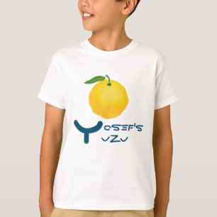Camiseta Y inicial para su nombre inicial y fruta de Yuzu