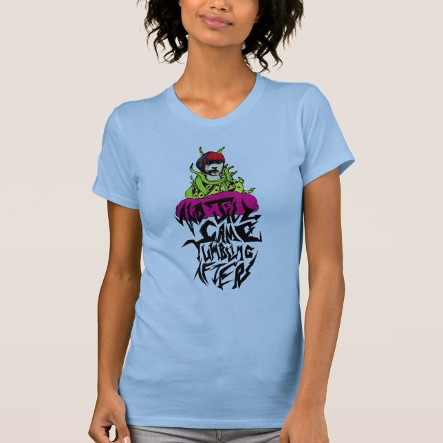 Camiseta Y Jill vino cayendo después - del apretón de (Anverso)