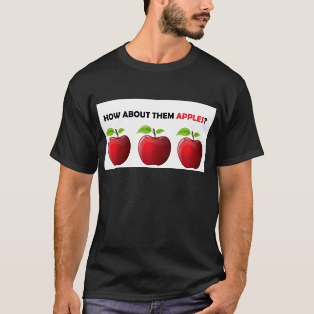 Camiseta ¿Y Las Manzanas? (Anverso)