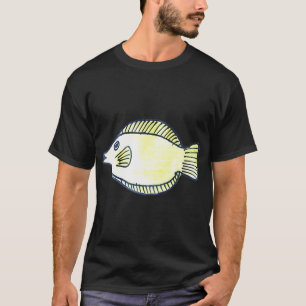 Camiseta Y para pez tang amarillo