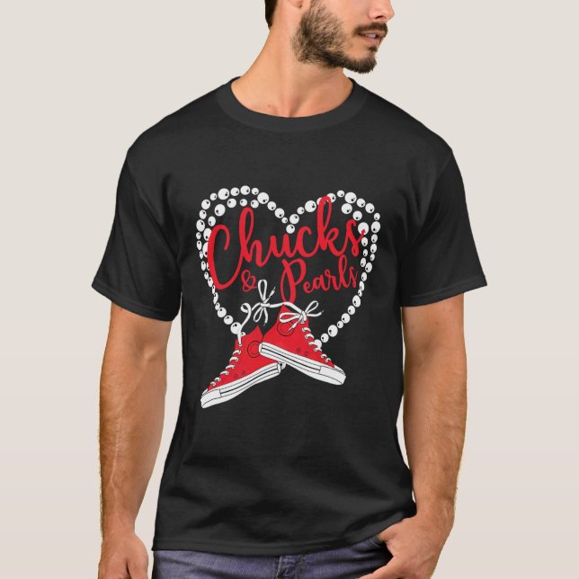 Camiseta Y Perlas estoy con su Kamala 2024 1 (Anverso)
