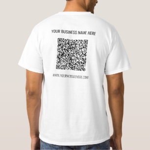 Camiseta y Personalizado de código QR Envía tu nom