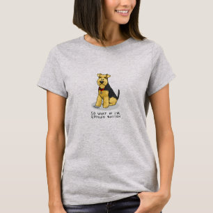 Camiseta ¿Y qué si soy malcriado podrido galés adorador?