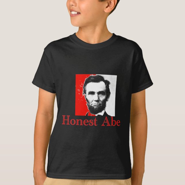Camiseta y regalos del arte de "Abe honesto" Abe (Anverso)