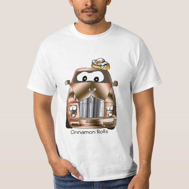 Camiseta y ropa de Rolls del canela (Royce) (Anverso)