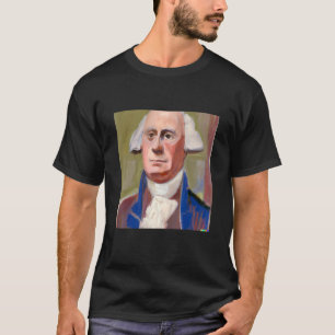 Camiseta ¿Y si el cubismo pintara a George Washington Parod