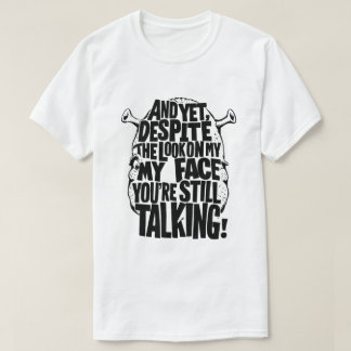 CAMISETA Y SIN EMBARGO, A PESAR DE MIRAR MI CARA, AÚN ESTÁS