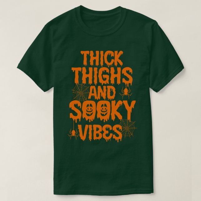 Camiseta y Spooky Vibes 2 (Diseño del anverso)