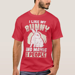 Camiseta Y Tal Vez 3 Personas Amantes Del Conejo Como Conej