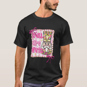 Camiseta Y todos son locos Cascanueces Coqueta Lazo Navidad