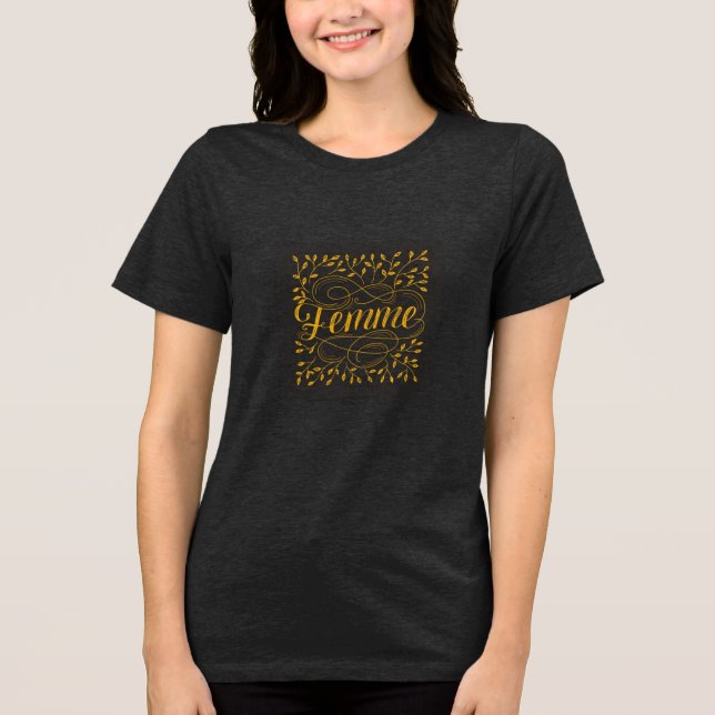 Camiseta y top triblend de Bella+Canvas (Anverso)