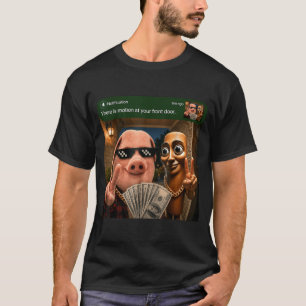 Camiseta Y Tung Tung Tung Sahur Puerta Principal Movimiento