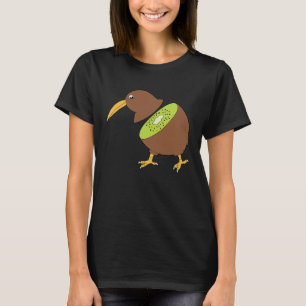 Camiseta Y Un Kiwi Para El Ave Kiwi De La Fruta De Hallowee