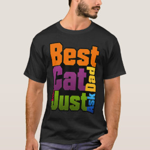 Camiseta y único mejor papá gato
