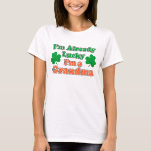 Camiseta Ya afortunado soy abuela