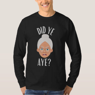 Camiseta ¿Ya Aye Glasgow Slang Scottish Thalem
