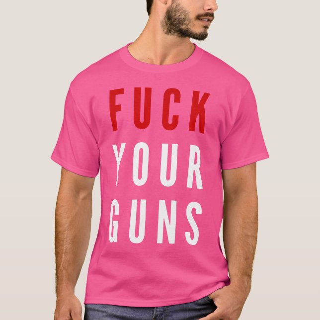 Camiseta Ya basta de control de armas (Anverso)